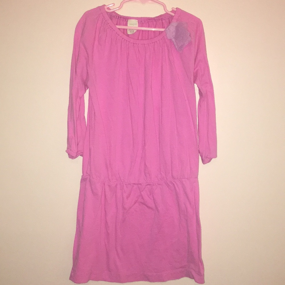 EUC pink Crewcuts dress size 8